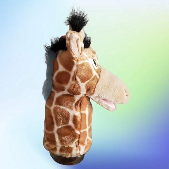 AURORA 10" Plush Jolie Hand Puppet Giraffe - Picture 2 of 5
